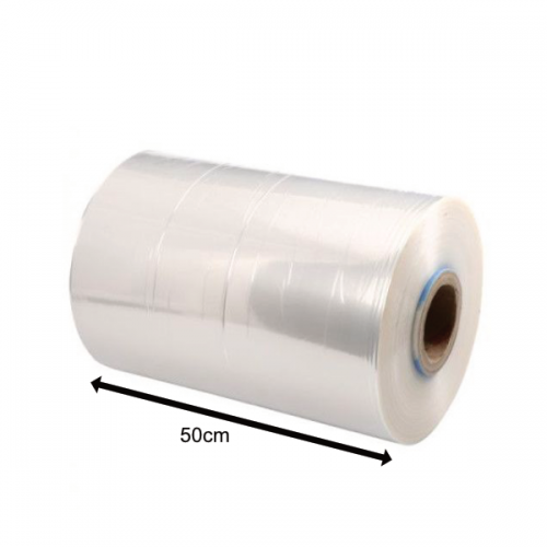 Folie Stretch Transparentă, 50cm, 23my, 16kg, 1340ml/rolă, Uz Automat