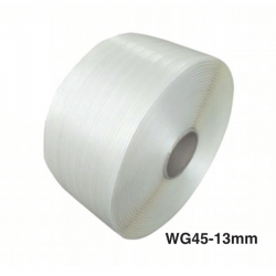 Bandă PES Nețesută Hot Melt 13 mm x 850 m, 550 kgf, WG45/850 Bandă PES Nețesută Hot Melt 13 mm x 850 m, 550 kgf, WG45/850