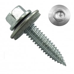 Surub autofiletant cu cap hexagonal si garnitura EPDM 6,0 x 38 mm