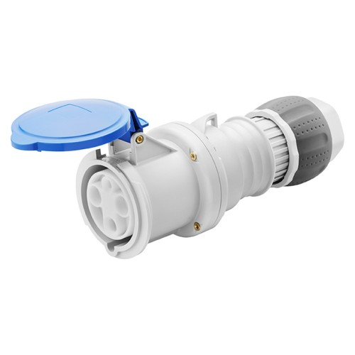 Priza industriala Gewiss, aplicata, 3P+N+E, 63A, 380-415V, IP44, 6H Gewiss GW63021H