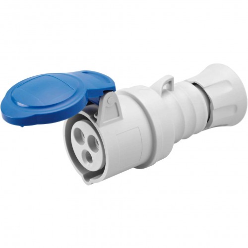 Priza monofazica Gewiss, IP44/54, mobila, 2P+E, 16A , GW62004H