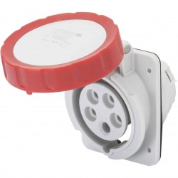 Priza trifazica Gewiss, IP66/IP67, incastrata, 3P+N+E, 32A , GW62243H Priza trifazica Gewiss, IP66/IP67, incastrata, 3P+N+E, 32A , GW62243H